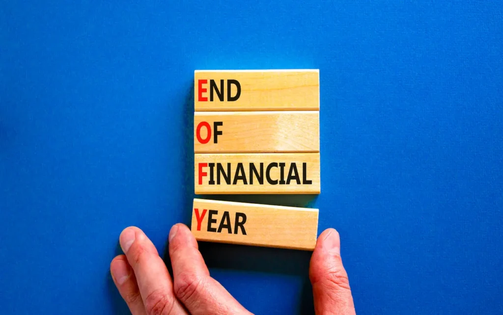 EOFY End of Financial Year Symbol